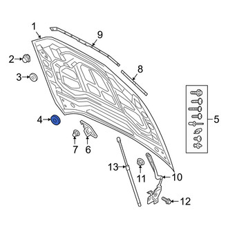 Audi OE - Hood Panel Grommet