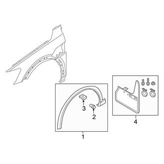 Audi OE - Fender - Exterior Trim