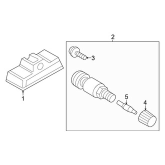 Audi OE - Electrical - Tire Pressure Monitor Components