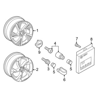 Audi OE - Wheels (22" Wheel), (Prestige)