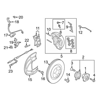 Audi OE - Front Suspension - Brake Components