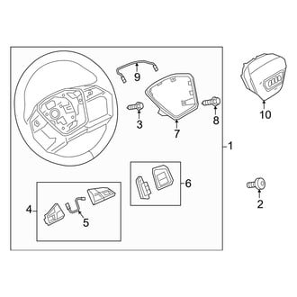 Audi OE - Steering Wheel & Trim (4 Spoke)