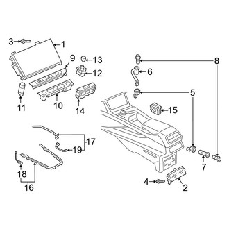 Audi OE - Front Console (Switches & Electrical)