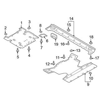 Audi OE - Pillars, Rocker & Floor - Under Cover & Splash Shields