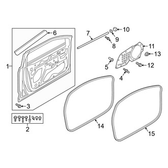 Audi OE - Front Door - Door & Components