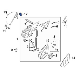 Audi OE - Front Left Collision Avoidance Warning Indicator