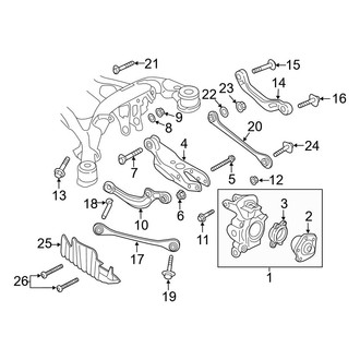 Audi OE - Rear Suspension - Suspension Components
