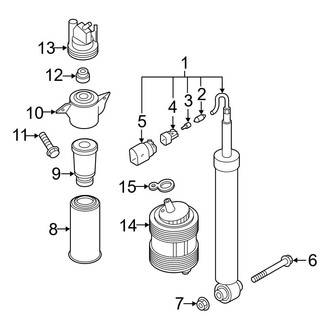 Audi OE - Rear Suspension - Shocks & Components