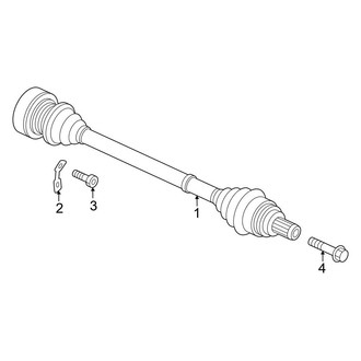 Audi OE - Rear Suspension - Drive Axles (Premium Plus / Prestige)