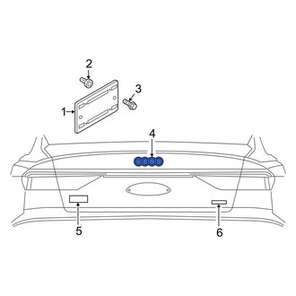 Audi OE - Rear Hatch Emblem