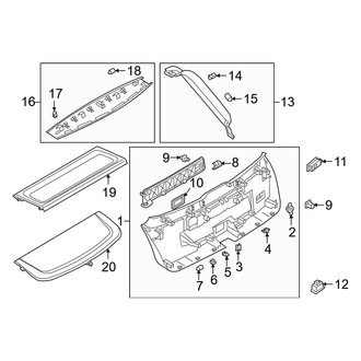 Audi OE - Lift Gate - Interior Trim