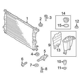 Audi OE - Cooling - Radiator & Components (Premium Plus / Prestige 3.2L)