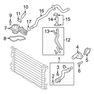 Audi OE - Cooling - Hoses & Lines (Return), (3.2L)