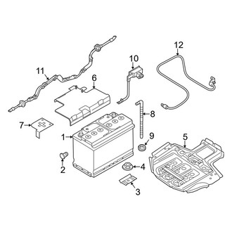 Audi OE - Electrical - Battery (Conventional), (Premium / Premium Plus / Prestige)