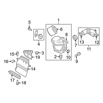 Audi OE - Engine / Transaxle - Air Intake (3.2L)