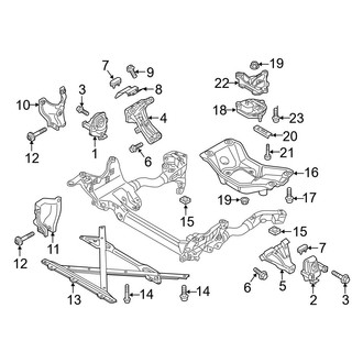 Audi OE - Engine / Transaxle - Engine & Transmission Mounting (Flex)