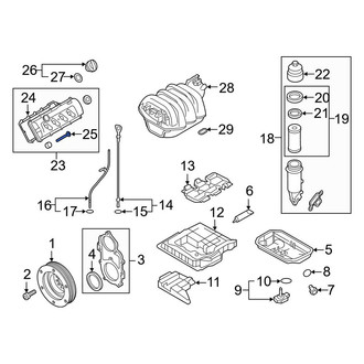 Audi OE - Engine Valve Cover Bolt