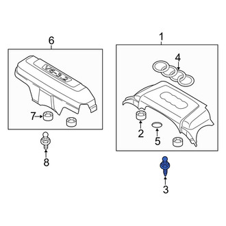 Audi OE - Rear Engine Cover Stud