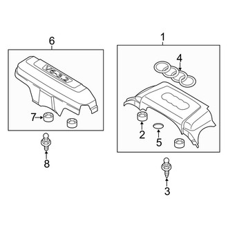 Audi OE - Engine / Transaxle - Engine Appearance Cover (3.2L)
