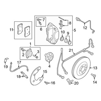 Audi OE - Front Suspension - Brake Components (320 mm)