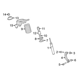 Audi OE - Front Suspension - Shocks & Components