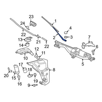 Audi OE - Front Right Wiper Arm