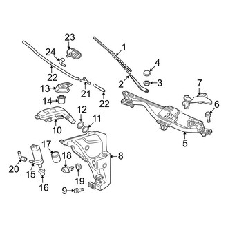 Audi OE - Windshield - Wiper & Washer Components