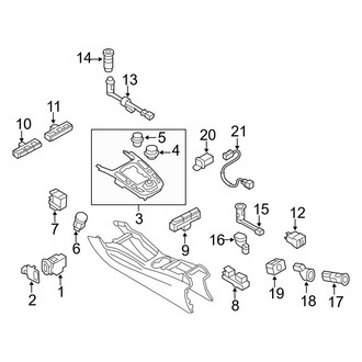 Audi OE - Console (Electrical Components), (Premium / Premium Plus / Prestige)