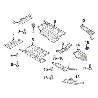 Audi OE - Fender Liner Nut