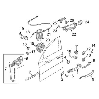 Audi OE - Front Door - Lock & Hardware (Handles & Lock)
