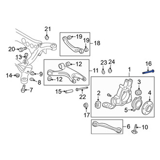 Audi OE - Suspension Knuckle Bolt