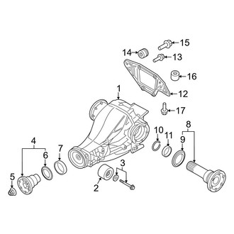 Audi OE - Rear Suspension - Axle & Differential (2.0L Gas)