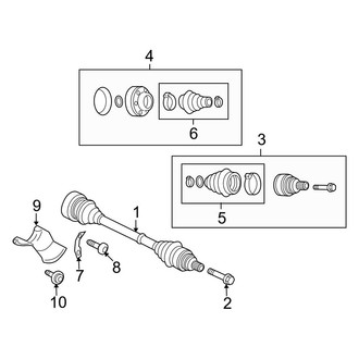 Audi OE - Rear Suspension - Drive Axles