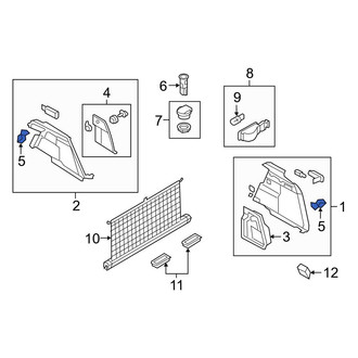 Audi OE - Quarter Panel Trim Panel Clip