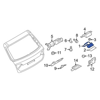 Audi OE - Rear Deck Lid Handle