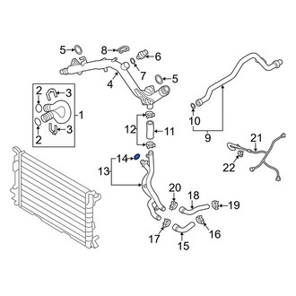 Audi OE - Engine Coolant Pipe O-Ring