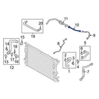 Audi OE - Engine Coolant Overflow Hose