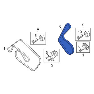 Audi OE - Accessory Drive Belt
