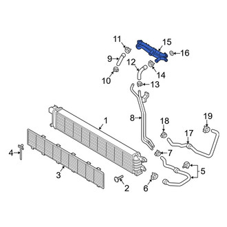 Audi OE - Engine Coolant Pipe