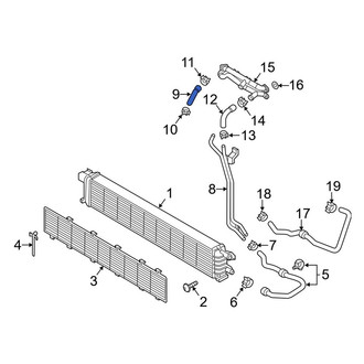 Audi OE - Lower Radiator Coolant Hose