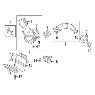 Audi OE - Engine / Transaxle - Air Intake (3.0L Diesel)