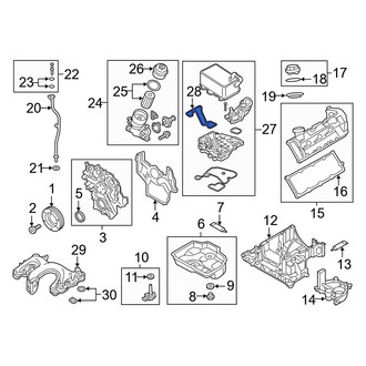 Audi OE - Engine Oil Cooler Gasket