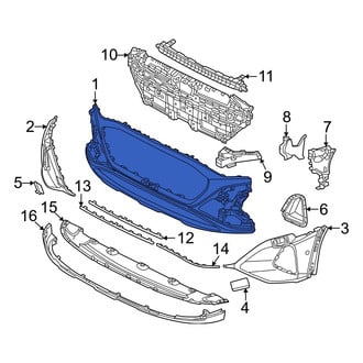 Audi OE - Front Left Bumper Cover
