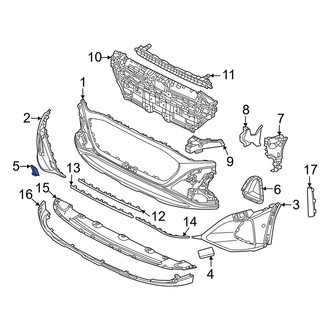 Audi OE - Front Right Tow Eye Cap