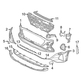 Audi OE - Front Bumper & Grille - Bumper & Components (With S-Line Exterior, Cover & Components)