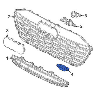 Audi OE - Front Left Grille Molding