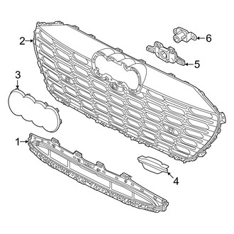 Audi OE - Front Bumper & Grille - Grille & Components (With S-Line Exterior)