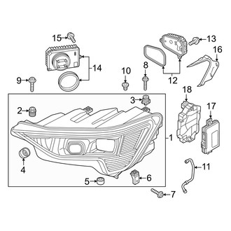 Audi OE - Front Lamps - Headlamp Components (Prestige)