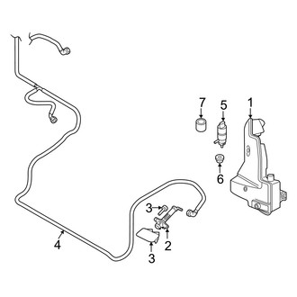Audi OE - Front Lamps - Washer Components