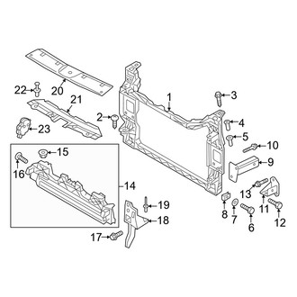 Audi OE - Radiator Support